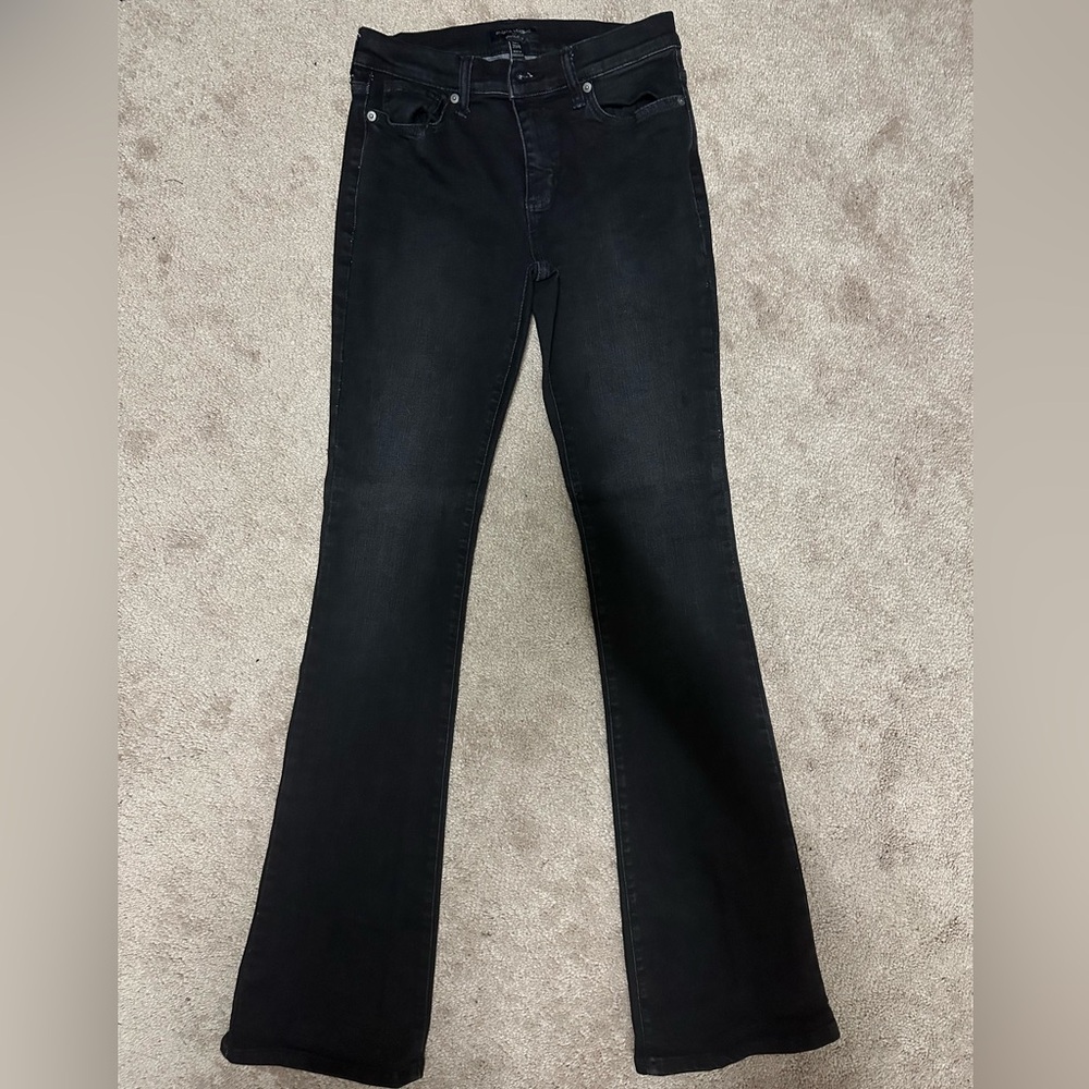 Banana Republic Boot Cut Jeans (Black, Size 4/27 Tall)